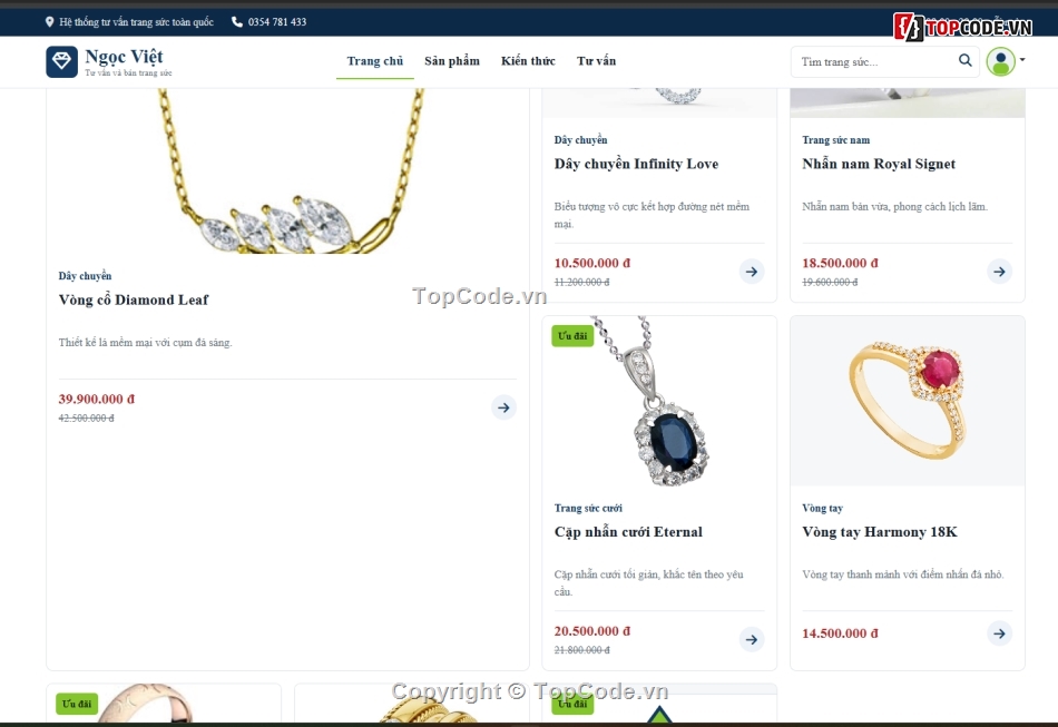 tư vấn,web tư vấn,web trang sức